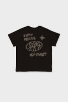 Fifty Pieces-Kahverengi Loose Fit Sırt Baskılı T-Shirt-T-Shirts-8-Milagron.com