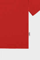 Fifty Pieces-Kırmızı Düşük Omuzlu Sırt Baskılı T-Shirt-T-Shirts-11-Milagron.com