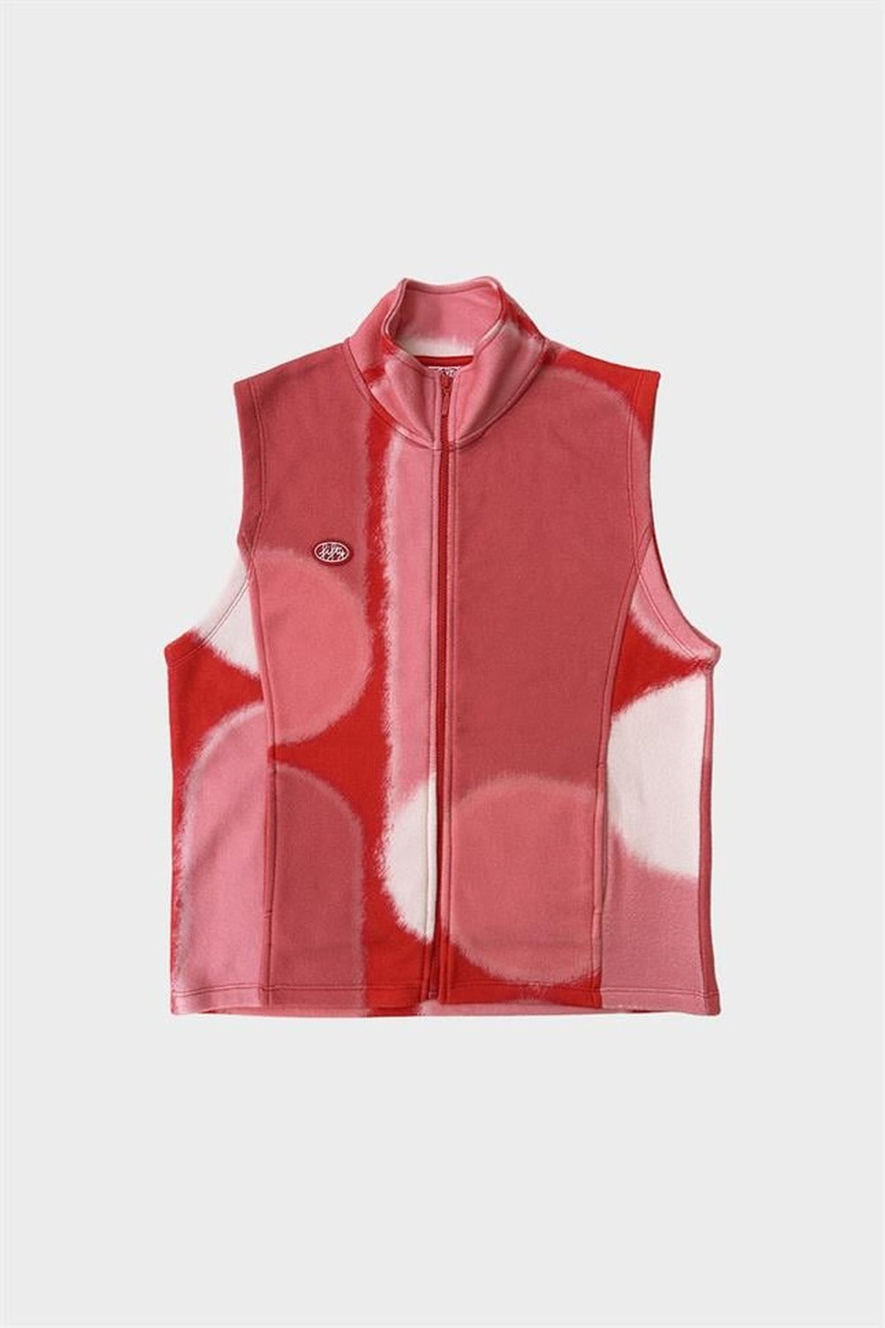Fifty Pieces-Kırmızı Fermuarlı Polar Yelek-Yelek-6-Milagron.com