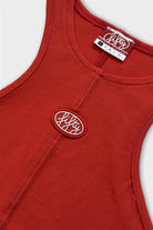 Fifty Pieces-Kırmızı Halter Yaka Atlet-Top-6-Milagron.com