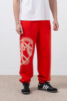 Fifty Pieces-Kırmızı Loose Fit Jogger Pantolon-Eşofman-1-Milagron.com