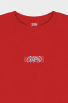 Fifty Pieces-Kırmızı Oversize Sırt Baskılı Sweatshirt-Sweatshirts & Hoodies-9-Milagron.com