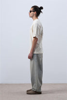 Fifty Pieces-Kum Core Düşük Omuzlu T-Shirt-T-Shirts-6-Milagron.com