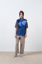 Fifty Pieces-Mavi Fermuarlı Polar Yelek-Yelek-3-Milagron.com