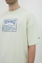 Fifty Pieces-Mint Düşük Omuzlu T-Shirt-T-Shirts-2-Milagron.com