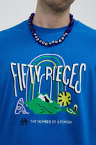 Fifty Pieces-Saks Düşük Omuzlu T-Shirt-T-Shirts-2-Milagron.com