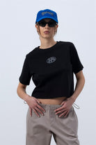 Fifty Pieces-Siyah Core Oversize Mid Length T-Shirt-T-Shirts-1-Milagron.com