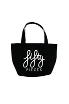 Fifty Pieces-Siyah Fifty Pieces Tote Bez Çanta-Bez Çanta-1-Milagron.com