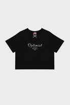 Fifty Pieces-Siyah Fiyonk Detaylı T-Shirt-T-Shirts-4-Milagron.com