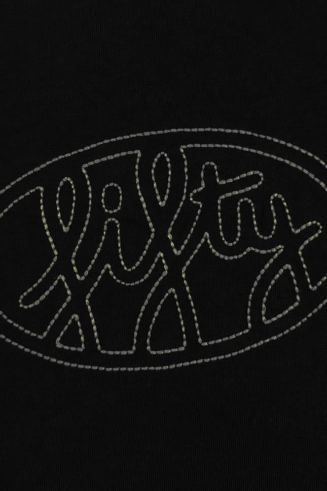 Fifty Pieces-Siyah Uzun Kollu T-Shirt-T-Shirts-6-Milagron.com