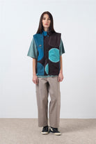 Fifty Pieces-Yeşil Fermuarlı Polar Yelek-Yelek-3-Milagron.com