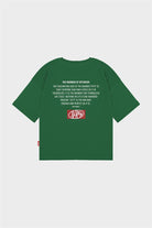 Fifty Pieces-Yeşil Oversize Sırt Baskılı T-Shirt-T-Shirts-9-Milagron.com