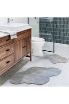 Fille á Fille Design Studio-Gri̇ Banyo Paspas Takimi-Halı-2-Milagron.com