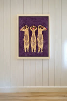 Fille á Fille Design Studio-Meerkat Tufted Artwork Tablo-Tablo-2-Milagron.com