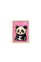 Fille á Fille Design Studio-Panda Tufted Artwork Tablo-Tablo-2-Milagron.com