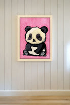 Fille á Fille Design Studio-Panda Tufted Artwork Tablo-Tablo-3-Milagron.com