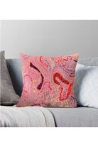 Fille á Fille Design Studio-Pembe Akış Kırlent-Kırlent-2-Milagron.com