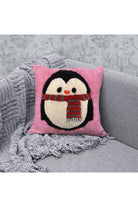 Fille á Fille Design Studio-Penguen Pembe Kırlent-Kırlent-2-Milagron.com