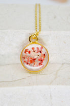 Fiorel Design-Depth Of Pink Circle Kolye-Kolye-1-Milagron.com