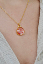 Fiorel Design-Depth Of Pink Circle Kolye-Kolye-2-Milagron.com