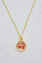 Fiorel Design-Depth Of Pink Circle Kolye-Kolye-3-Milagron.com