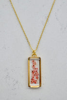 Fiorel Design-Depth Of Pink Rectangle Kolye-Kolye-3-Milagron.com