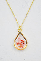 Fiorel Design-Depth Of Pink Teardrop Kolye-Kolye-3-Milagron.com