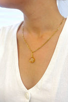 Fiorel Design-Golden Gardem Circle - Light Pink-Kolye-2-Milagron.com