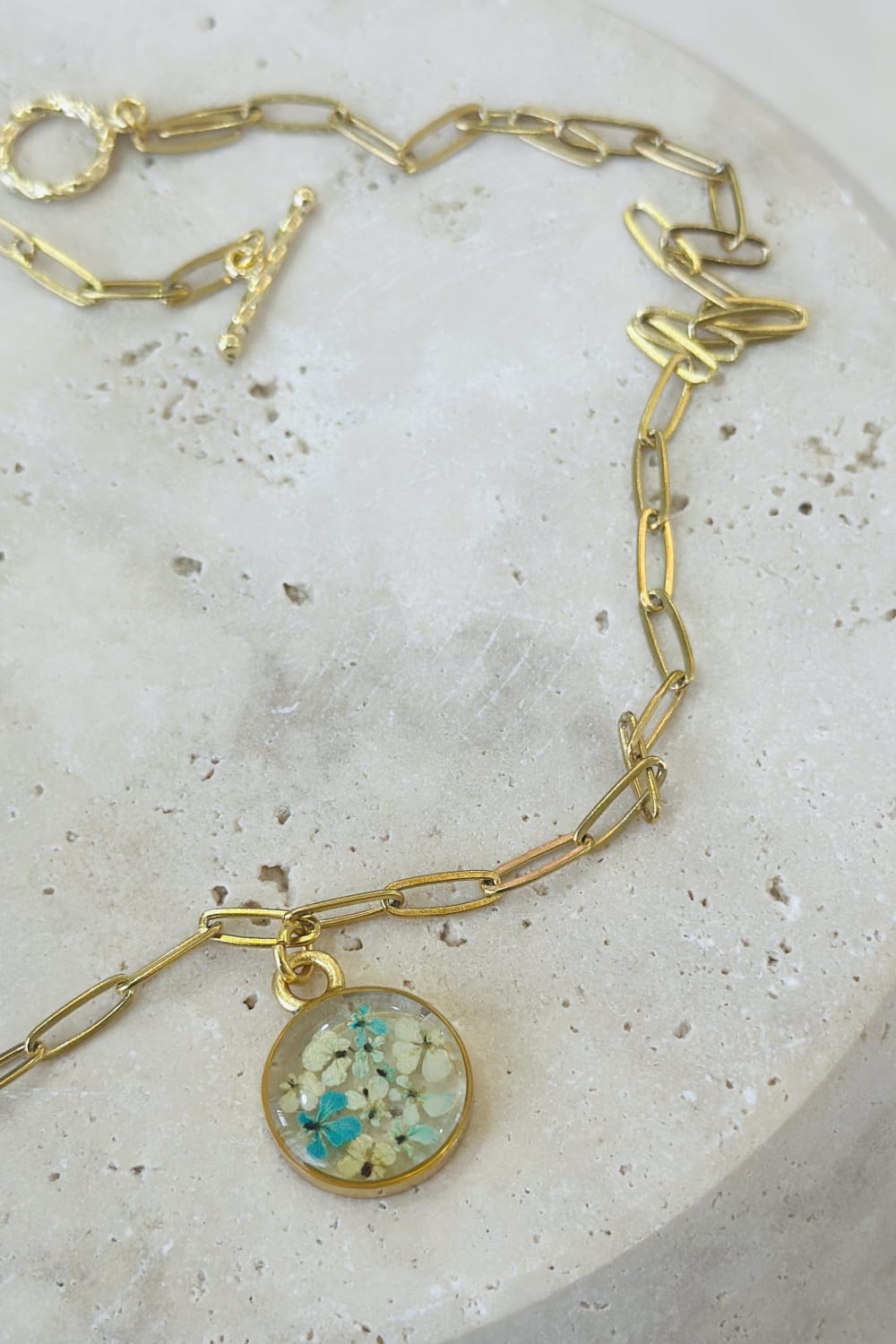 Fiorel Design-Golden Garden Circle - Blue-Kolye-1-Milagron.com