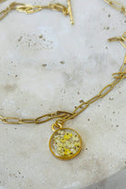 Fiorel Design-Golden Garden Circle - Honey-Kolye-1-Milagron.com