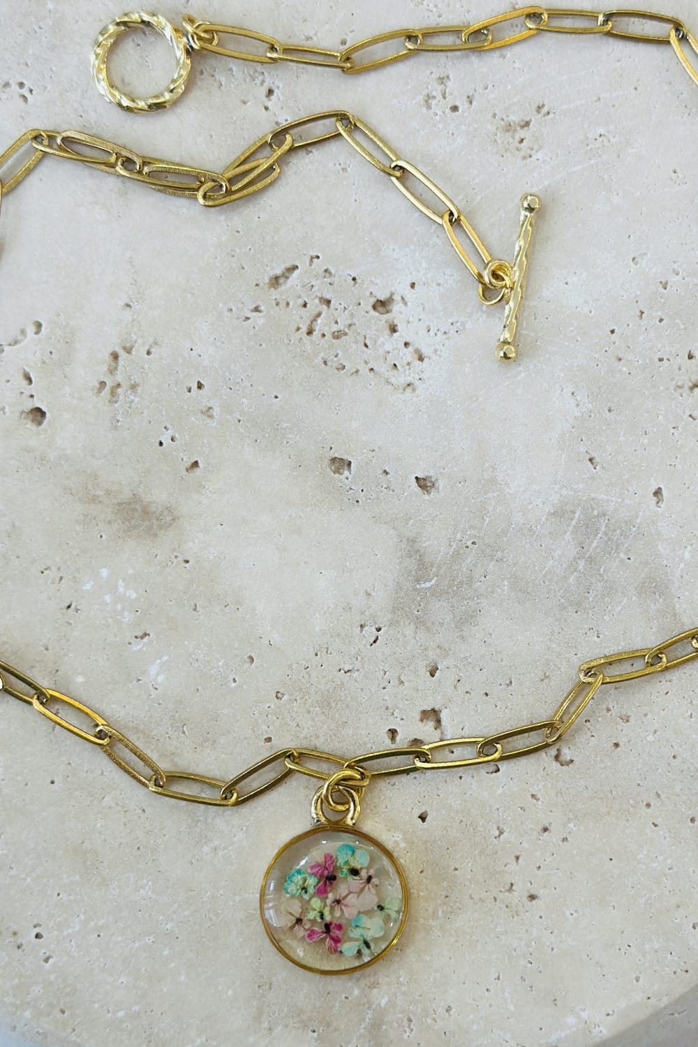 Fiorel Design-Golden Garden Circle - Ocean-Kolye-3-Milagron.com