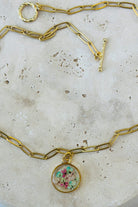 Fiorel Design-Golden Garden Circle - Ocean-Kolye-3-Milagron.com