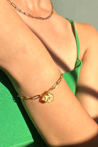 Fiorel Design-Golden Garden Hexagon - White Bileklik-Bileklik-2-Milagron.com