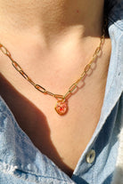 Fiorel Design-Golden Garden Lil Hexagon - Pink-Kolye-2-Milagron.com