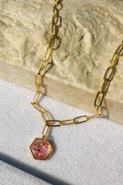 Fiorel Design-Golden Garden Lil Hexagon - Purple-Kolye-1-Milagron.com