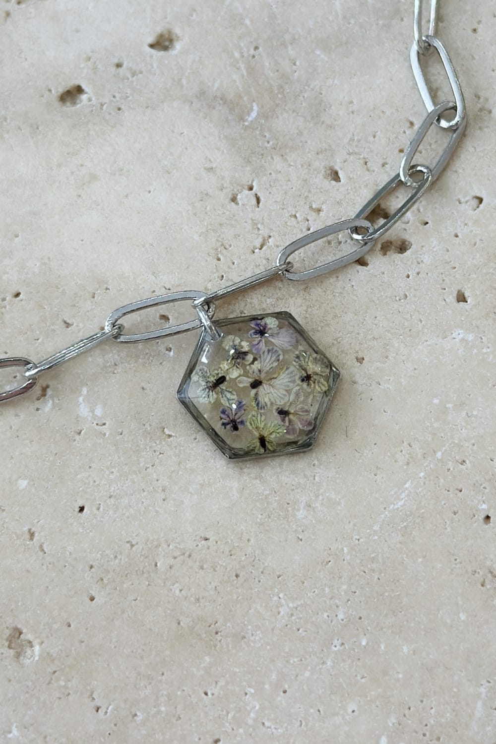 Fiorel Design-Golden Garden Rhodium - Lilac Bileklik-Bileklik-1-Milagron.com