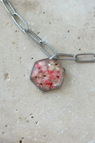 Fiorel Design-Golden Garden Rhodium - Pink Bileklik-Bileklik-1-Milagron.com