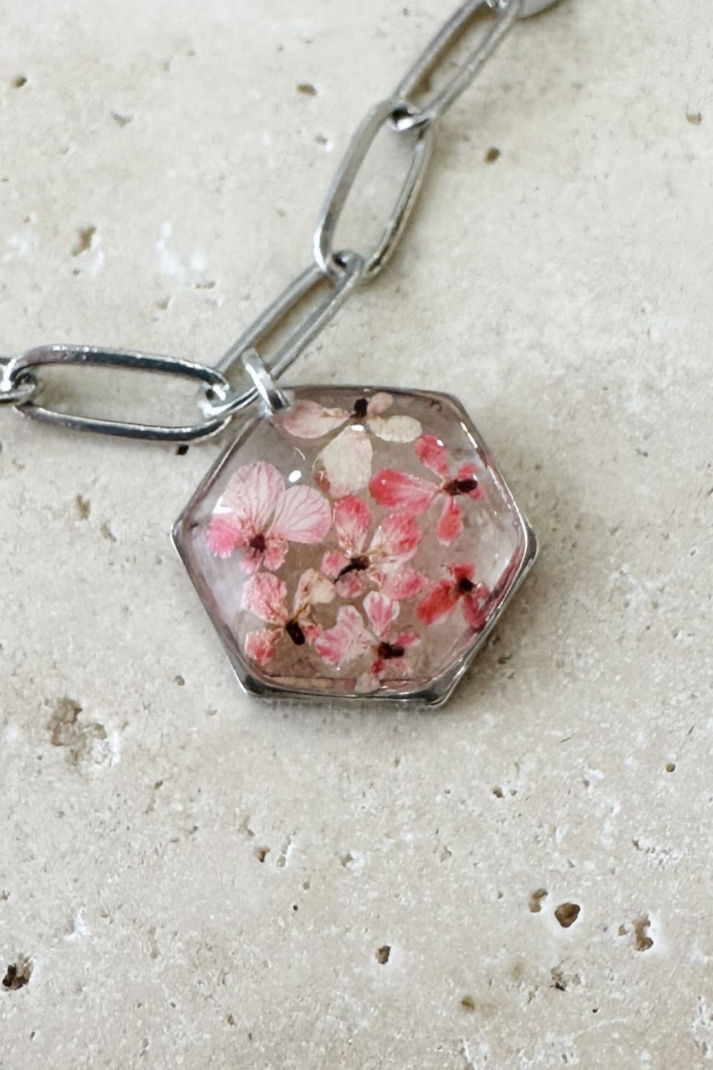 Fiorel Design-Golden Garden Rhodium - Pink Bileklik-Bileklik-3-Milagron.com