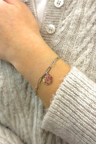 Fiorel Design-Golden Garden Rhodium - Purple Bileklik-Bileklik-2-Milagron.com