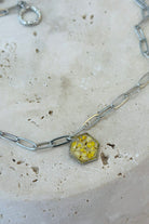 Fiorel Design-Golden Garden Rhodium - Yellow-Kolye-1-Milagron.com