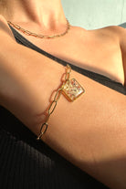 Fiorel Design-Golden Garden Square - Lilac Bileklik-Bileklik-2-Milagron.com