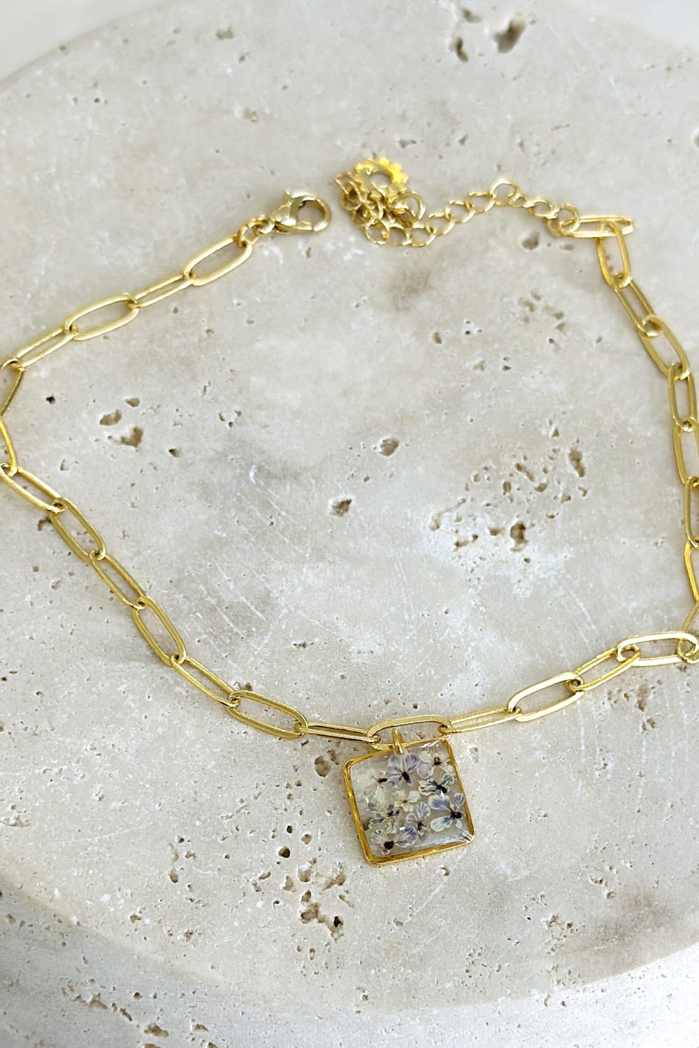 Fiorel Design-Golden Garden Square - Lilac Bileklik-Bileklik-3-Milagron.com