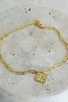 Fiorel Design-Golden Garden Square - White Bileklik-Bileklik-3-Milagron.com