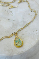 Fiorel Design-Golden Garden Teardrop - Blue-Kolye-1-Milagron.com