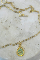 Fiorel Design-Golden Garden Teardrop - Blue-Kolye-3-Milagron.com