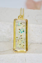 Fiorel Design-Happy Blue Sky Rectangle Kolye-Kolye-1-Milagron.com