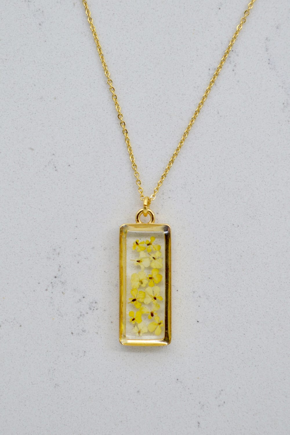 Fiorel Design-Honeybun Rectangle Kolye-Kolye-3-Milagron.com