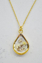 Fiorel Design-Muted Violet Teardrop Kolye-Kolye-3-Milagron.com