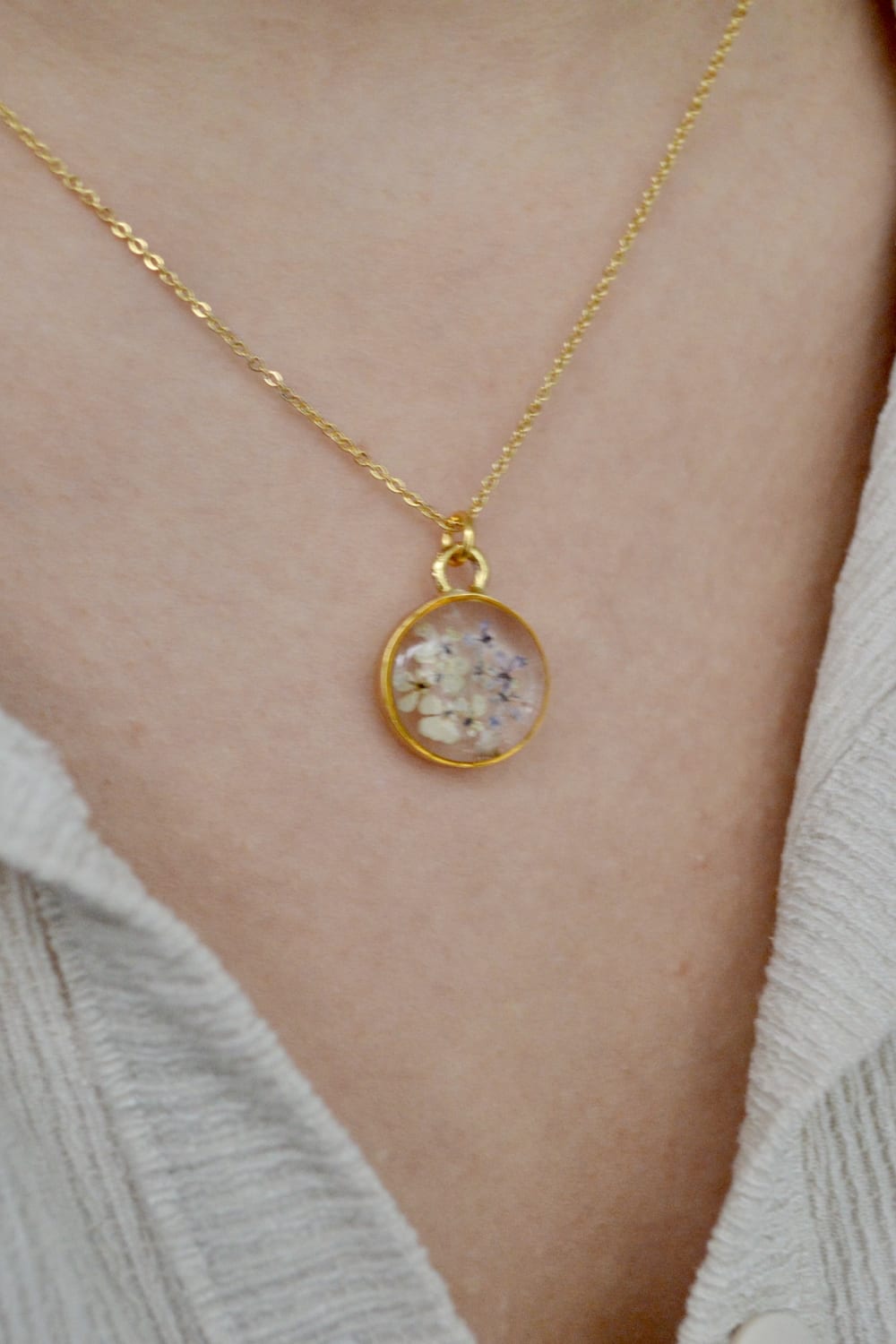 Fiorel Design-Muted Volet Circle Kolye-Kolye-2-Milagron.com