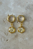 Fiorel Design-Teeny Weeny Drop Hexagon - White-Küpe-1-Milagron.com